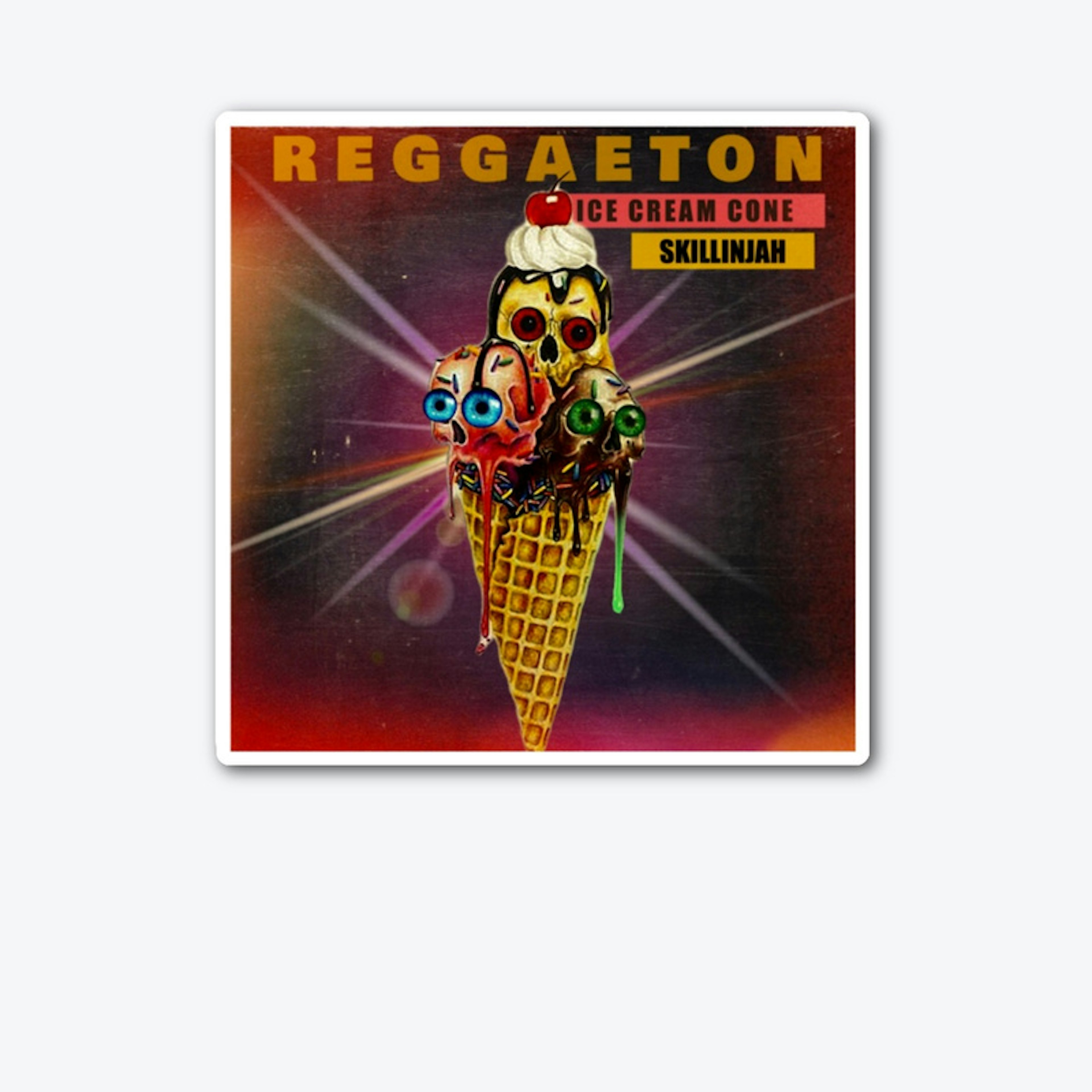  Reggaeton Ice Cream Cone Long Sleeve 